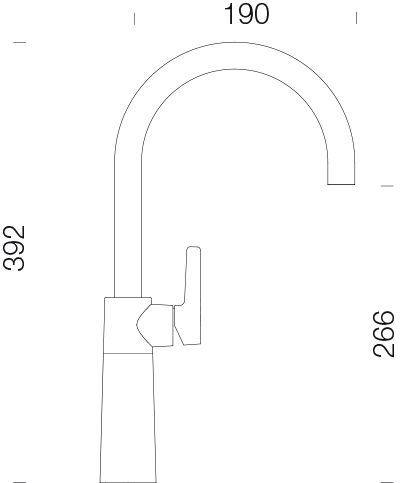 Kuchyňská baterie Schock SC-520 Nero 555000