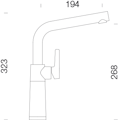 Kuchyňská baterie Schock SC-540 Croma 557000