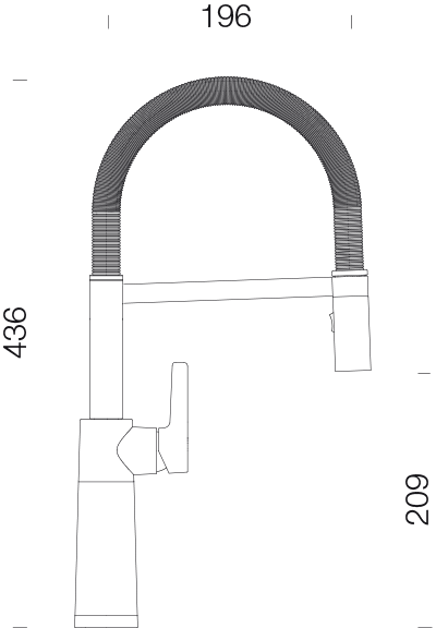 Kuchyňská baterie Schock SC-550 Nero 558000