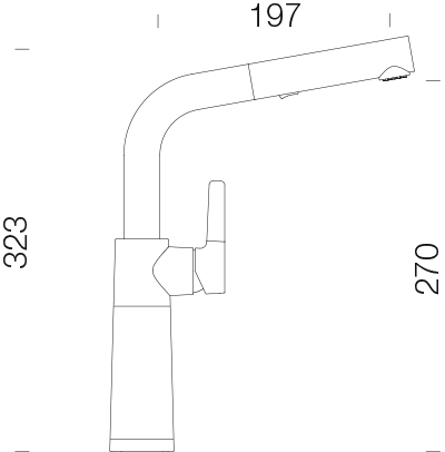 Kuchyňská baterie Schock SC-540 Onyx 557120