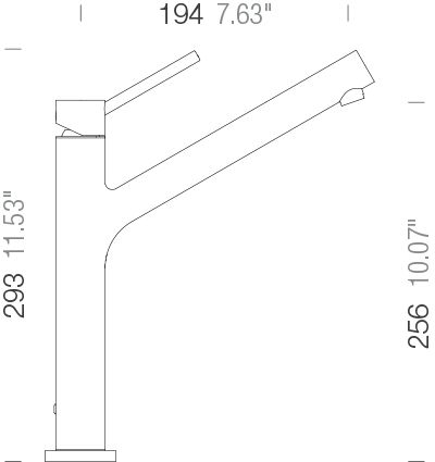 Kuchyňská baterie Schock Dion Magma 510000