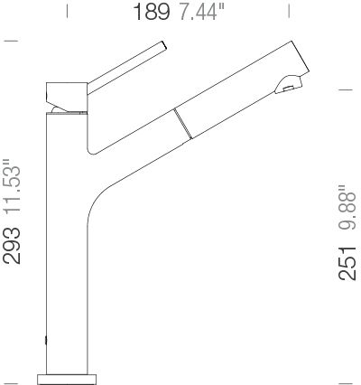 Kuchyňská baterie Schock Dion Magma 510120