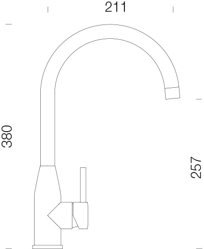 Kuchyňská baterie Schock Kavus White Gold 559000