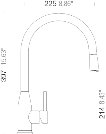 Kuchyňská baterie Schock Kavus Puro celobarevná 559127