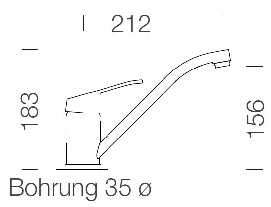 Set 26-6 dřez Formhaus D-150L + baterie Cosmo Chrom 522001