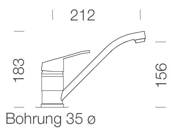 Kuchyňská baterie Schock Cosmo Asphalt 525001