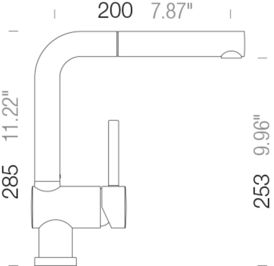 Kuchyňská baterie Schock Piega Puro 547120