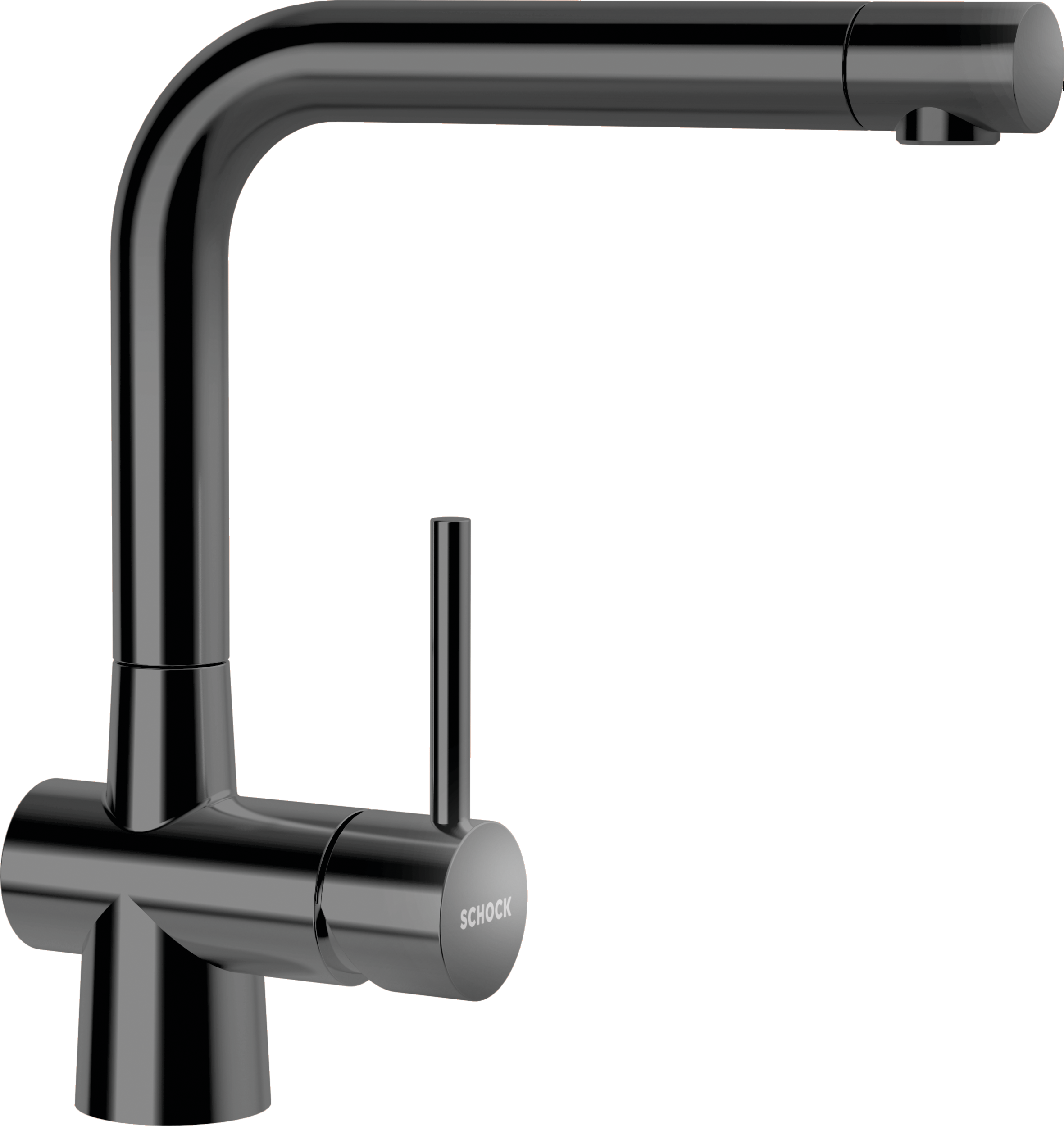 Kuchyňská baterie Schock Laios Gunmetal 517000