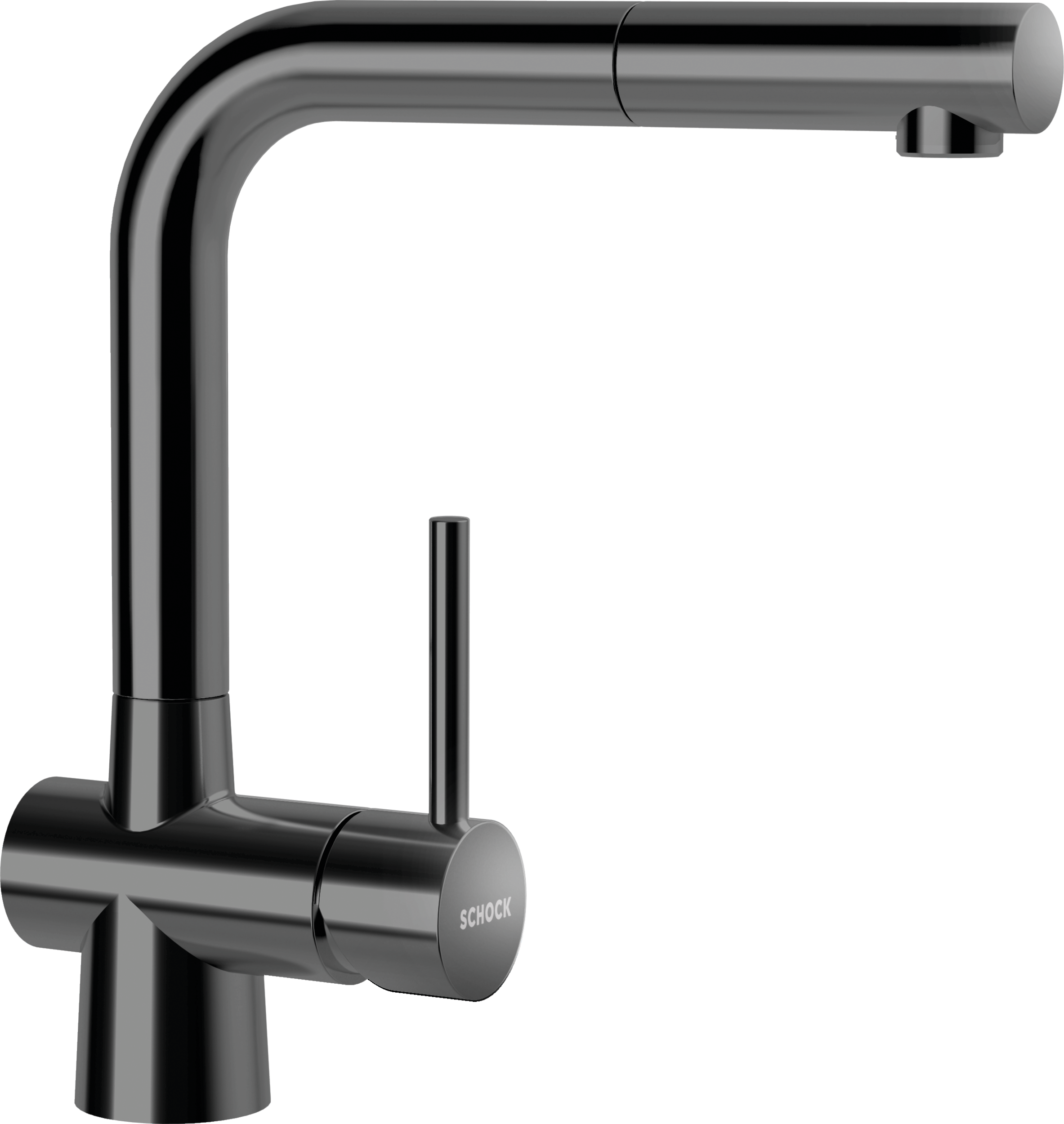 Kuchyňská baterie Schock Laios Gunmetal 549120