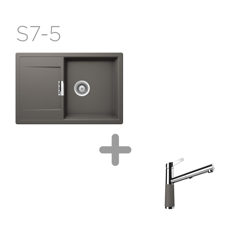 Set 7-5 Dřez Schock Mono D-100 + kuchyňská baterie SC-510 barevná 554120