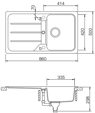 Schock Formhaus D-100 Onyx