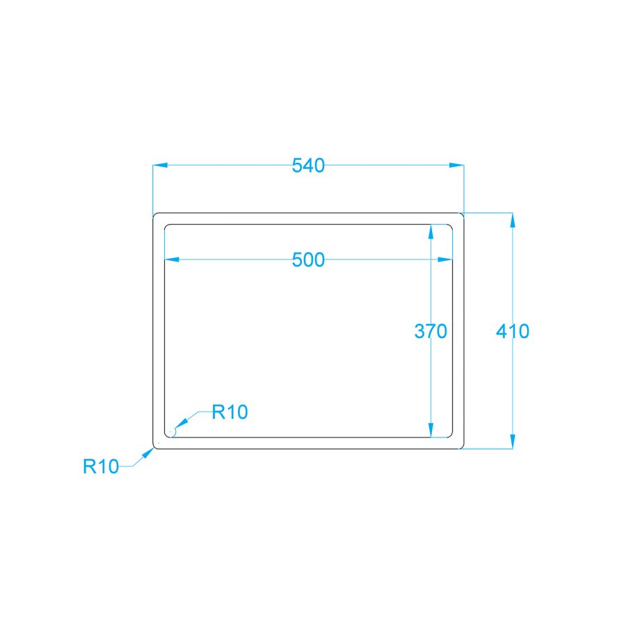 NEREZOVÝ DŘEZ CARESSI POWERPLUG CAPP50D37R10