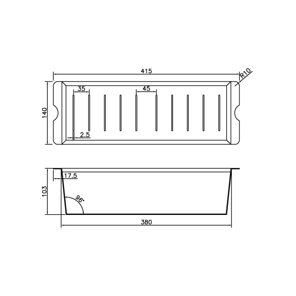 NEREZOVÁ MISKA CACS1 PRO ŘADY PP, R, Q