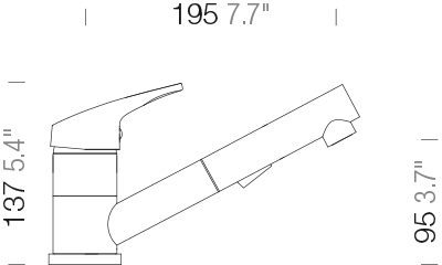 Kuchyňská baterie Schock Evinas Nerez 577120