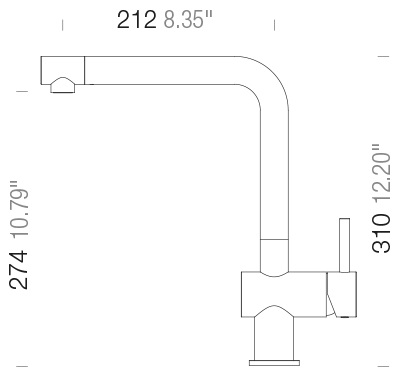 Kuchyňská baterie Schock Epos Chrom 540000