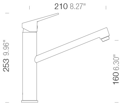 Kuchyňská baterie Schock Metis Chrom 526000