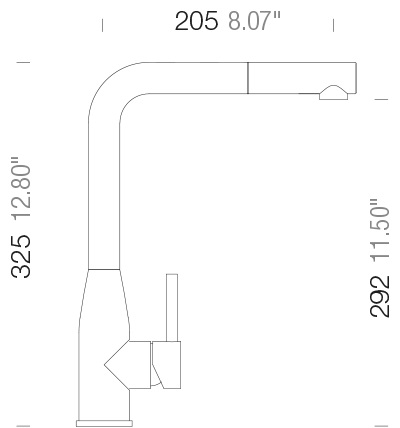 Kuchyňská baterie Schock Keto Nerez 518120
