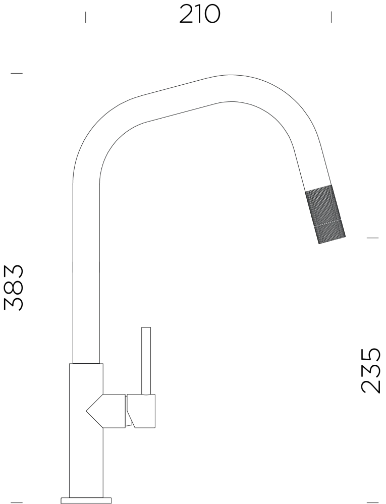 Kuchyňská baterie Schock Talinos Nerez 545120 EDM