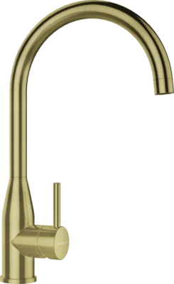 Set 28-3 dřez Kiruna N-100L Green Line + baterie Kavus White Gold 559000