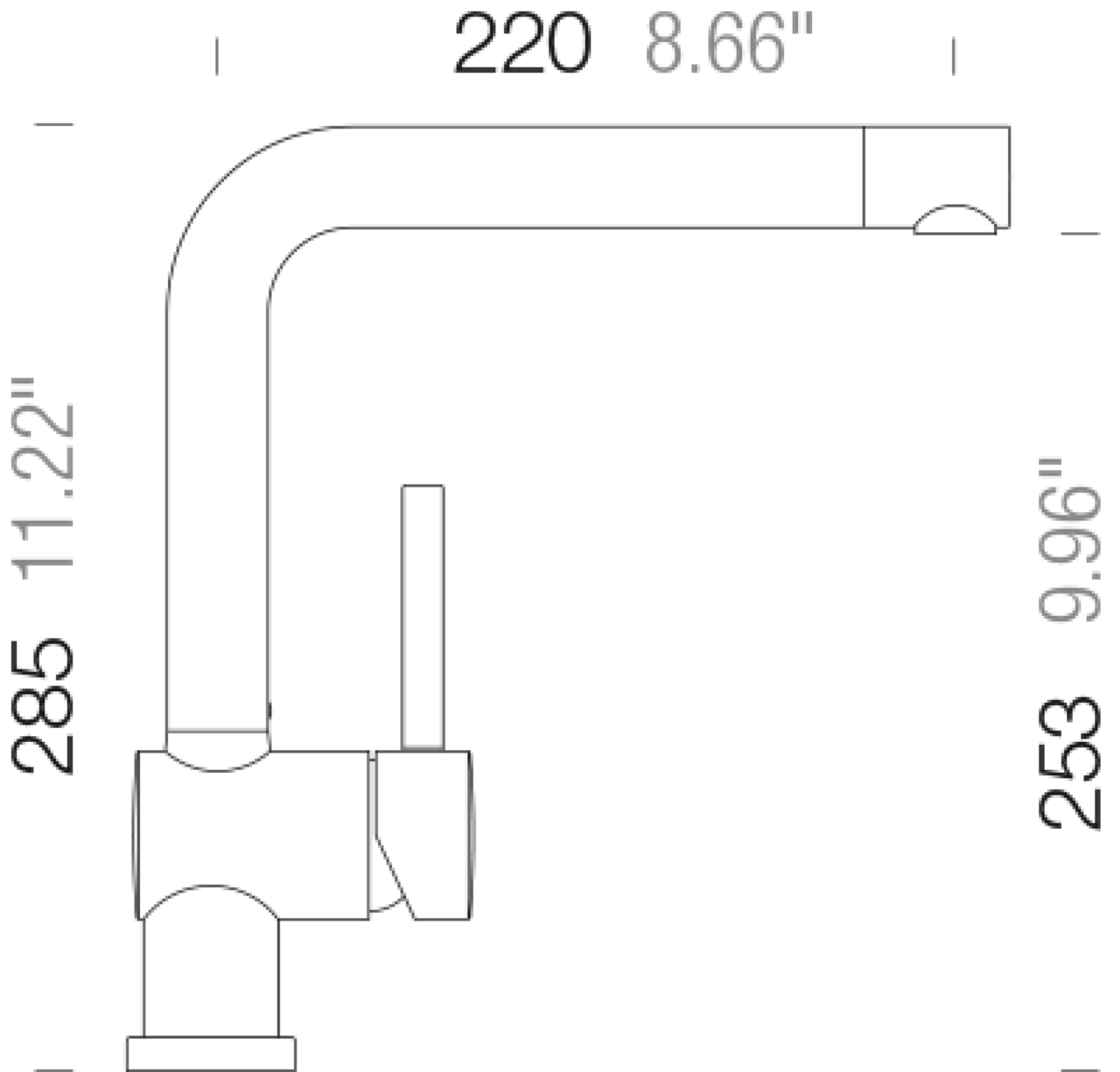 Kuchyňská baterie Schock Piega Polaris 547000