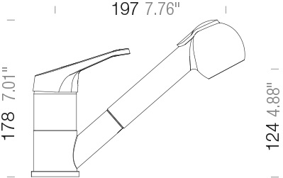 Kuchyňská baterie Schock Cosmo Chrom 525122