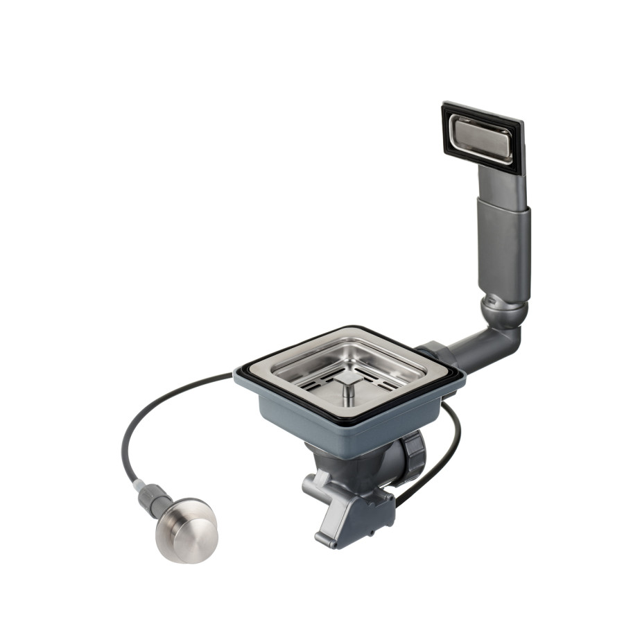 NEREZOVÝ DŘEZ CARESSI S ČTVERCOVOU VÝPUSTÍ CA3415Q10