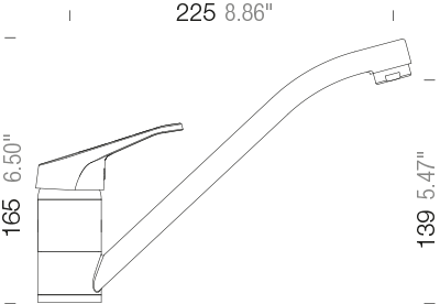 Set 18-1 Dřez Manhattan D-100L + kuchyňská baterie Cosmo Barevná 525001