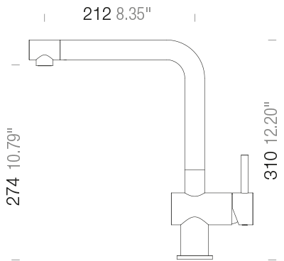 Set 18-10 Dřez Manhattan D-100L + kuchyňská baterie Epos Chrom 540000